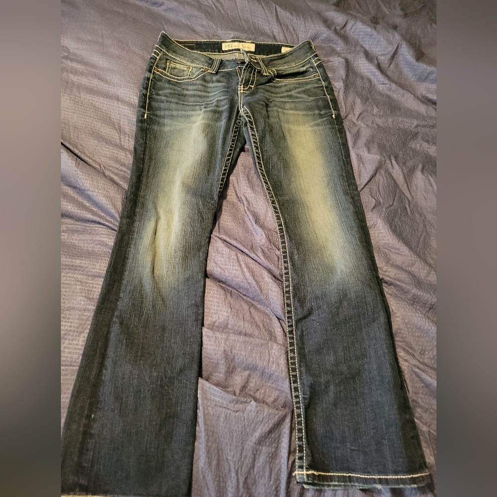 BKE Women's Straight Leg Jeans - Blue